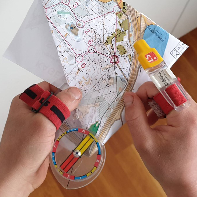 Karta, Kompass och Sportidentpinne
